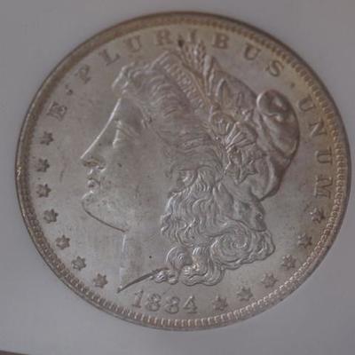 Morgan Silver Dollar 1884 O