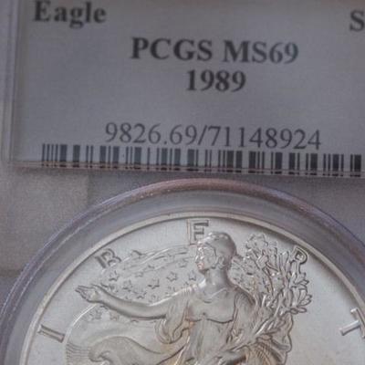 Silver American Eagle 1989