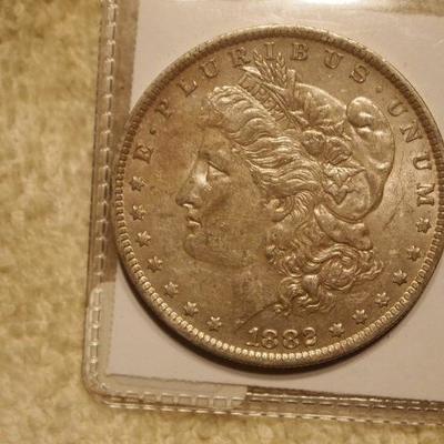 Morgan Silver Dollar 1882 O/S