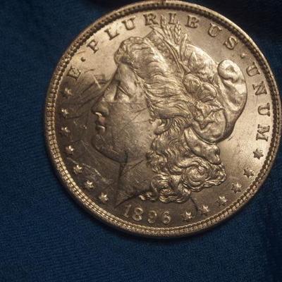 Morgan Silver Dollar 1896 P