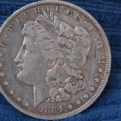 Morgan Silver Dollar 1884 O 