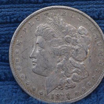 Morgan Silver Dollar 1878 P