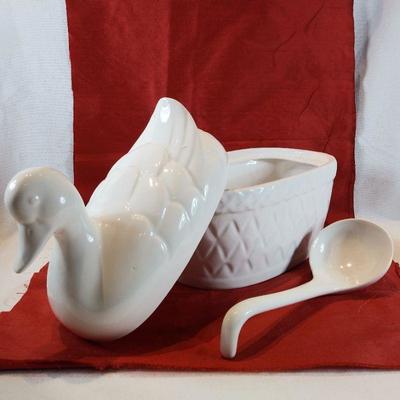 Duck Tureen with Ladle