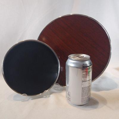 Sterling Rimmed Tray/Trivets