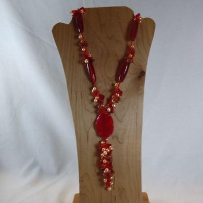 Artist Made Glass Bead Necklace