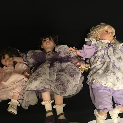 Lot 36 - Four Dolls Signed & Numbered