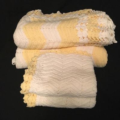 Lot 38 - Crochet Twin Coverlets & More
