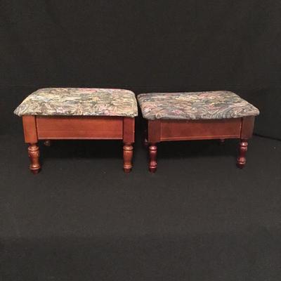 Lot 43 - Pair of Footstools 