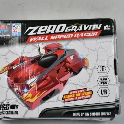 Zero Gravity Wall Speed Racer Toy - Tested, Works