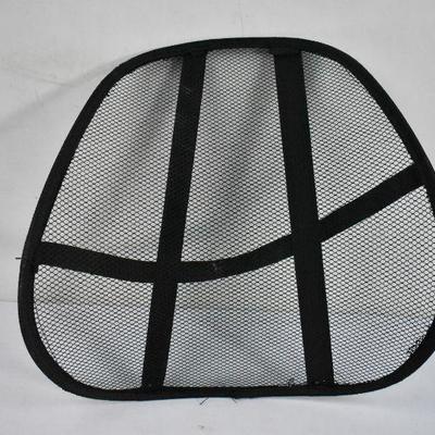 Chair Back Support, Black & Mesh