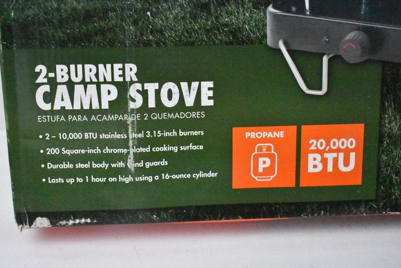 Ozark Trail Propane FoldUp 2Burner Camp Stove New