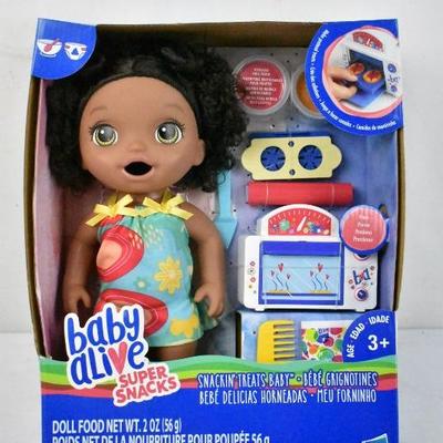 Baby alive hotsell snackin treats