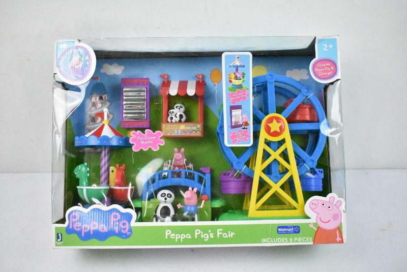 peppa pig fun fair playset