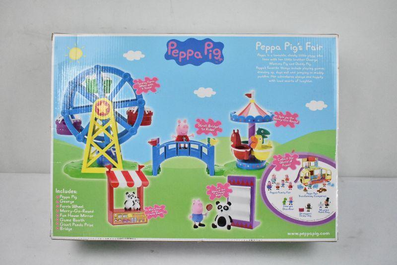 peppa pig fun fair playset