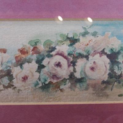 Petite Watercolor Rose Painting