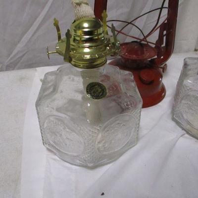 Lot 69 - Lamplight Farms Lanterns & Red Lateran 