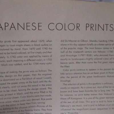 Lot 74 - Japanese Prints Ten Reproductions Metropolitan Museum of Art