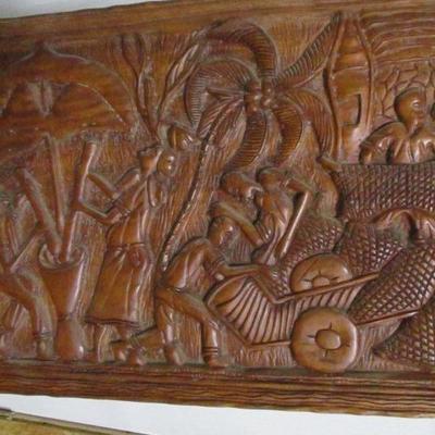 Lot 105 - Carved Polynesian? Art Piece 