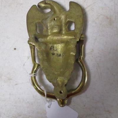 Lot 108 - Brass Door Knocker