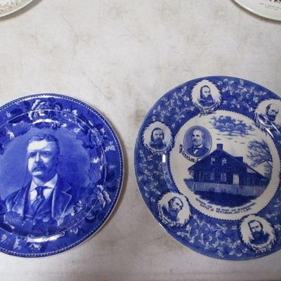Lot 117 - Collectible Souvenir Plates - Roosevelt General Lee - John Glenn