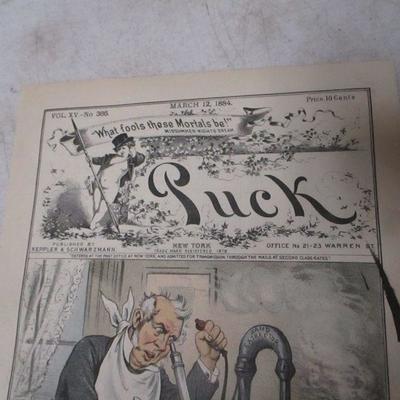 Lot 123 - Photo of Puck,Look Before You Eat,1884,Opper,