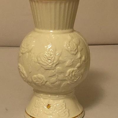 Lot 47 - Belleek Vase & Figurines