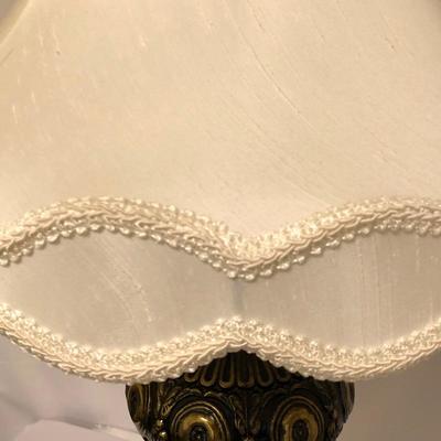 Lot 49 - Large Brass Ornate Lamp