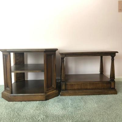 Lot 50 - Wood Side Tables