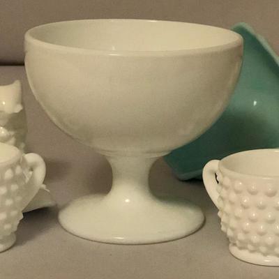 Lot 55 - Milk Glass & More