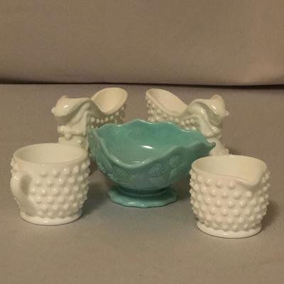 Lot 55 - Milk Glass & More