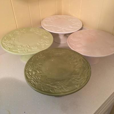 Lot 65 - Four Cake Platters