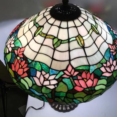  Lot 79 - Pair of Tiffany Style Lamps