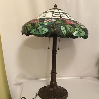  Lot 79 - Pair of Tiffany Style Lamps