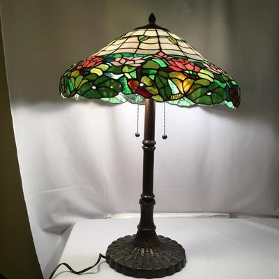  Lot 79 - Pair of Tiffany Style Lamps