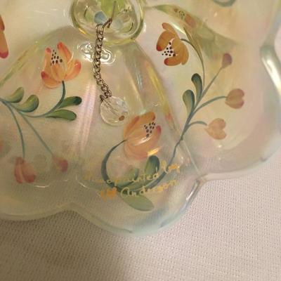   Lot 80 - Five Fenton Carnival Glass Bells