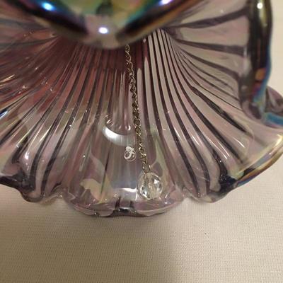   Lot 80 - Five Fenton Carnival Glass Bells