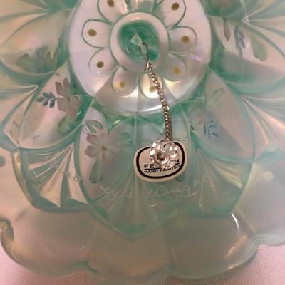   Lot 80 - Five Fenton Carnival Glass Bells