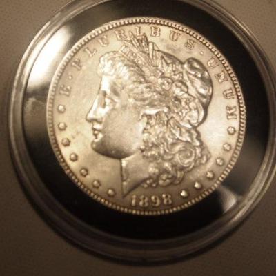 Morgan Silver Dollar 1898 P