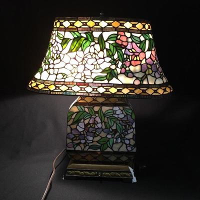 Lot 83- Tiffany Style Lamp 