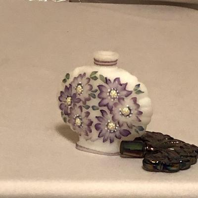 Lot 84- Fenton Purple Flowers