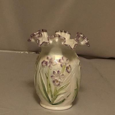 Lot 84- Fenton Purple Flowers