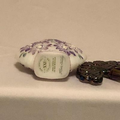 Lot 84- Fenton Purple Flowers