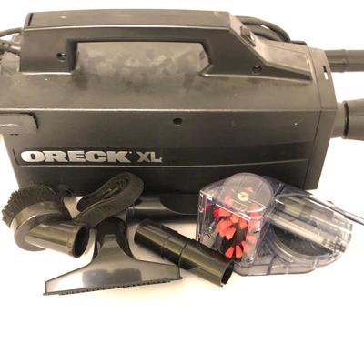 Lot 90- Oreck XL Vacuum with Bissel Pro Heat Plus