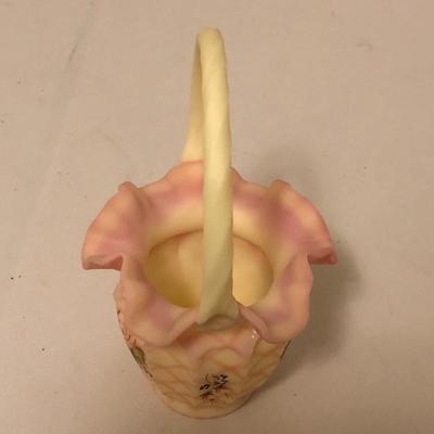 Lot 93- Fenton Pink Milk Glass