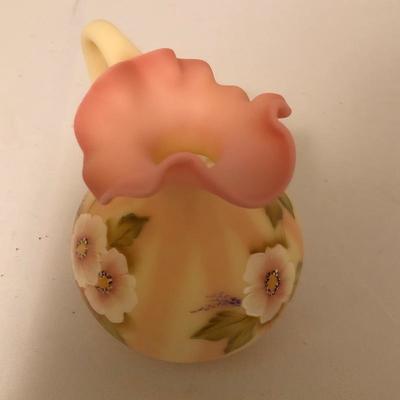 Lot 93- Fenton Pink Milk Glass