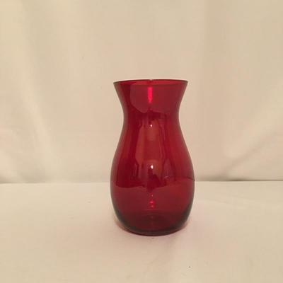 Lot 104 - Colored Glass Vases