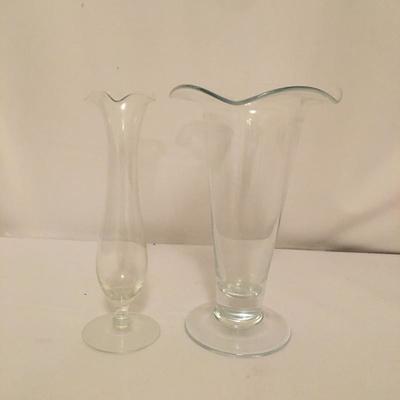 Lot 104 - Colored Glass Vases