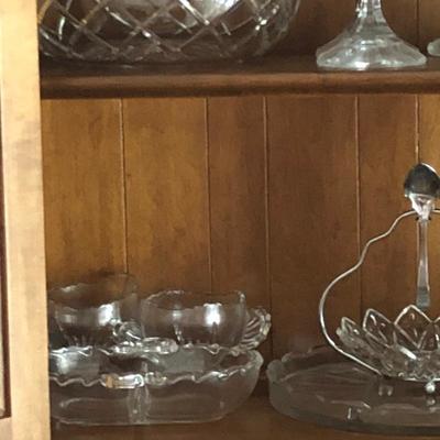 Lot 112- Glass Serving Dishes