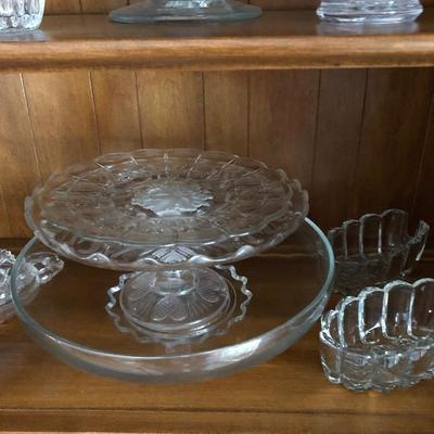 Lot 112- Glass Serving Dishes
