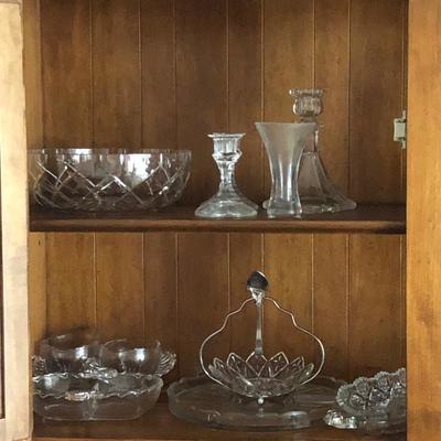 Lot 112- Glass Serving Dishes